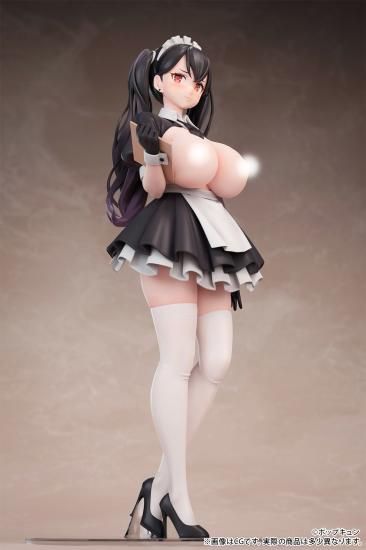 ポップキュン イラスト「高時給メイドカフェ店員さん」脱衣ver. 1/6スケール 塗装済み完成品フィギュア