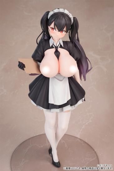 ポップキュン イラスト「高時給メイドカフェ店員さん」脱衣ver. 1/6スケール 塗装済み完成品フィギュア