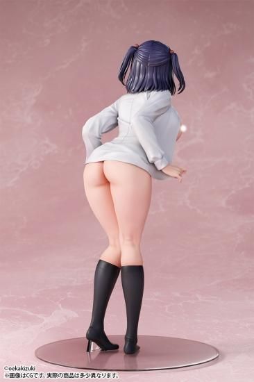 oekakizuki イラスト 間違って友達の姉ちゃんの部屋に「松山 葵」脱衣ver. 1/6スケール 塗装済み完成品フィギュア完成品フィギュア