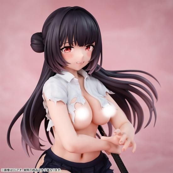 さむらいJK 咲良 ダメージver. 1/7スケール 塗装済み完成品フィギュア