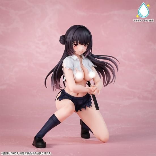 【インサイトショップ限定100体】さむらいJK 咲良 ダメージver. モイスチャーアイ仕様 1/4スケール 塗装済み完成品フィギュア