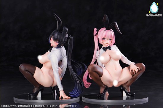 【限定100個】ウラ恋バニーガール 発情うさぎ ゆうり モイスチャーアイver. 1/4スケール 塗装済み完成品フィギュア