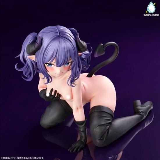 【限定100体】肉感少女 サキュバス ナハトちゃん モイスチャーアイver. 1/4スケール 塗装済み完成品フィギュア