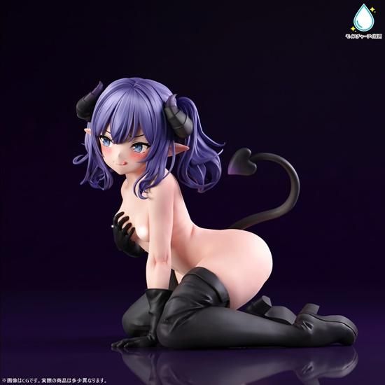 【限定100体】肉感少女 サキュバス ナハトちゃん モイスチャーアイver. 1/4スケール 塗装済み完成品フィギュア