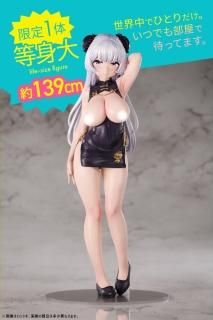 【限定1体】肉感少女 桃源郷の使用人 翠蘭  等身大スケール塗装済み完成品フィギュア