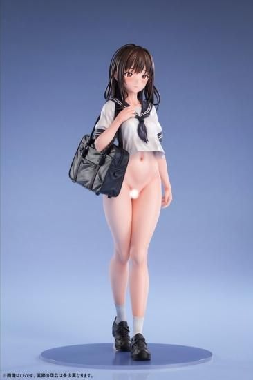 肉感少女 半裸登校 佐藤さん 1/4スケール塗装済み完成品フィギュア