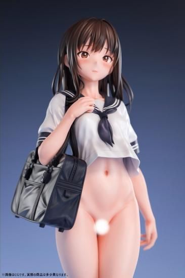 肉感少女 半裸登校 佐藤さん 1/4スケール塗装済み完成品フィギュア