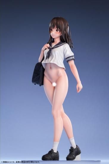 肉感少女 半裸登校 佐藤さん 1/4スケール塗装済み完成品フィギュア