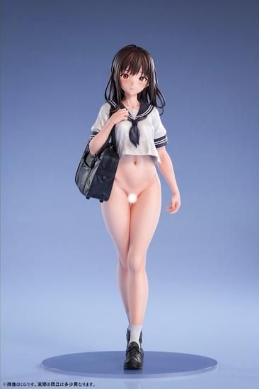 肉感少女 半裸登校 佐藤さん 1/4スケール塗装済み完成品フィギュア