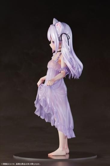 肉感少女 たくし上げ猫娘 ミヌエッタ  1/4スケール塗装済み完成品フィギュア