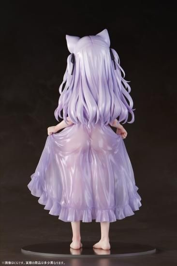 肉感少女 たくし上げ猫娘 ミヌエッタ  1/4スケール塗装済み完成品フィギュア