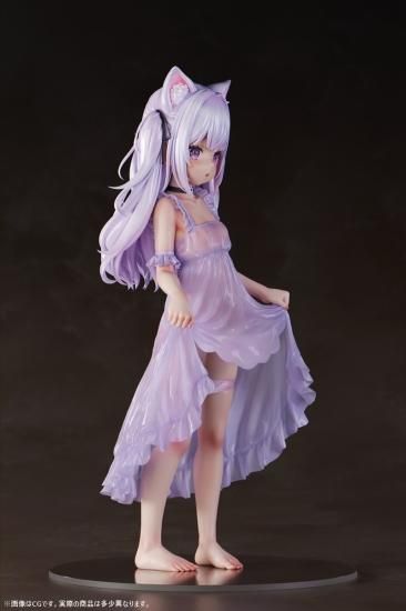 肉感少女 たくし上げ猫娘 ミヌエッタ  1/4スケール塗装済み完成品フィギュア