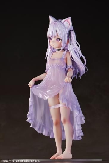 肉感少女 たくし上げ猫娘 ミヌエッタ  1/4スケール塗装済み完成品フィギュア