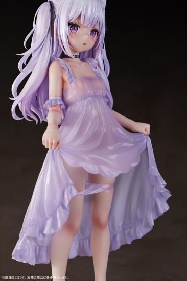 肉感少女 たくし上げ猫娘 ミヌエッタ  1/4スケール塗装済み完成品フィギュア