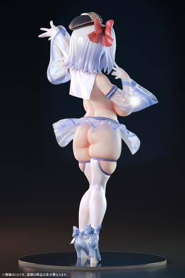 あじふらい イラスト 肉感少女 絶対清楚☆銀河系アイドル「プニア・ナール」 1/4スケール塗装済み完成品フィギュア