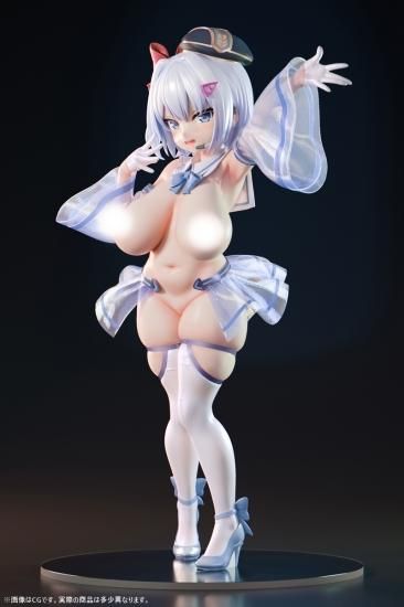 あじふらい イラスト 肉感少女 絶対清楚☆銀河系アイドル「プニア・ナール」 1/4スケール塗装済み完成品フィギュア