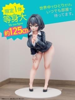 【限定1体】肉感少女 半裸出勤 春日さん 等身大スケール塗装済み完成品フィギュア