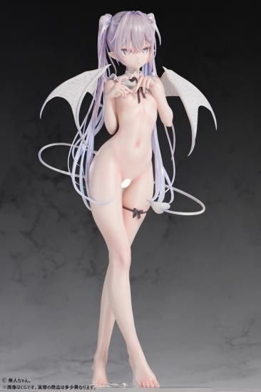 無人ちゃん。「白い悪魔ちゃん。」脱衣ver. 1/5スケール塗装済み完成品フィギュア