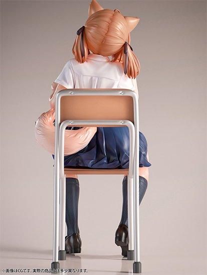 肉感少女 発情期メスケモ同級生の誘惑 小麦  1/4スケール塗装済み完成品フィギュア