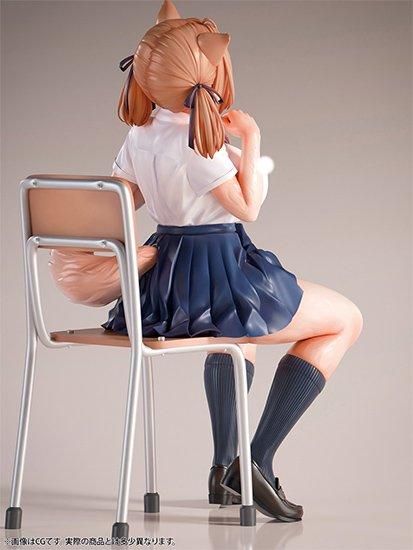 肉感少女 発情期メスケモ同級生の誘惑 小麦  1/4スケール塗装済み完成品フィギュア