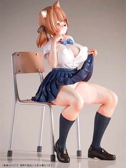 肉感少女 発情期メスケモ同級生の誘惑 小麦  1/4スケール塗装済み完成品フィギュア