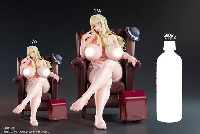 黒巣ガタリ『聖華女学院公認竿おじさん４』生徒会長 ルイーザ・リヒター 1/4スケール塗装済み完成品フィギュア