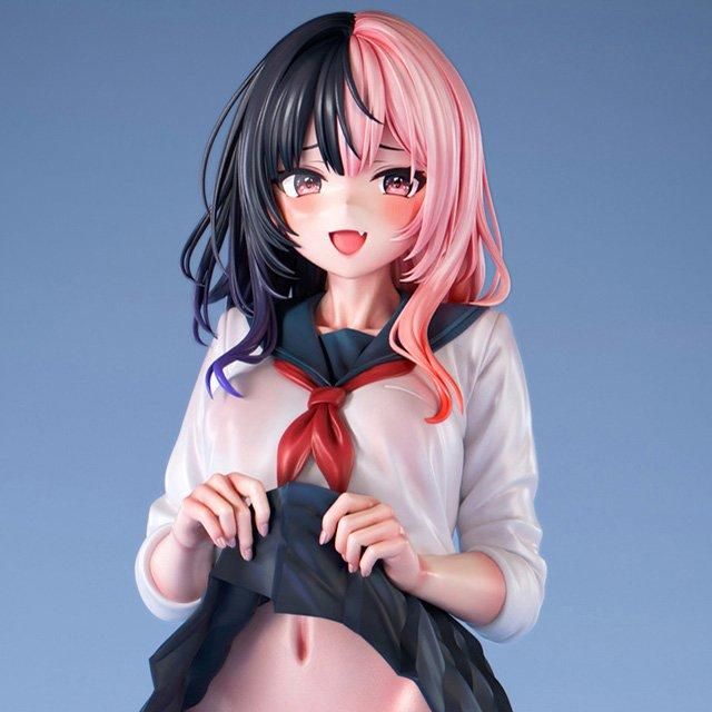 肉感少女 スカートの下は・・・ 「寿々」 ノーパンver. 1/4スケール塗装済み完成品フィギュア