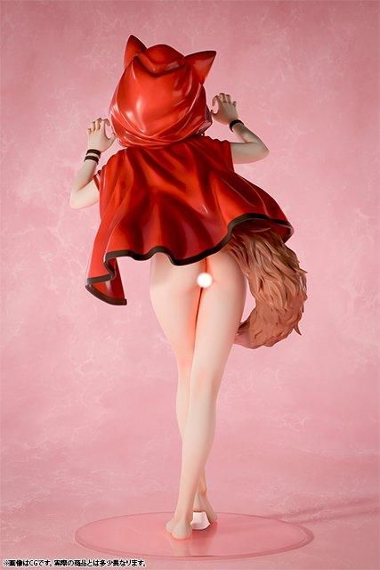 肉感少女 裸の赤ずきん オオカミちゃん  1/4スケール塗装済み完成品フィギュア