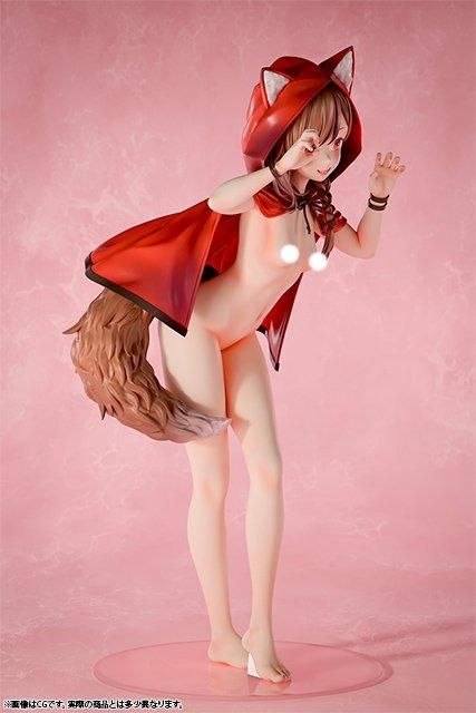 肉感少女 裸の赤ずきん オオカミちゃん  1/4スケール塗装済み完成品フィギュア