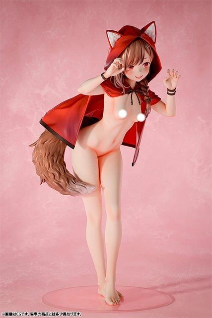 肉感少女 裸の赤ずきん オオカミちゃん  1/4スケール塗装済み完成品フィギュア