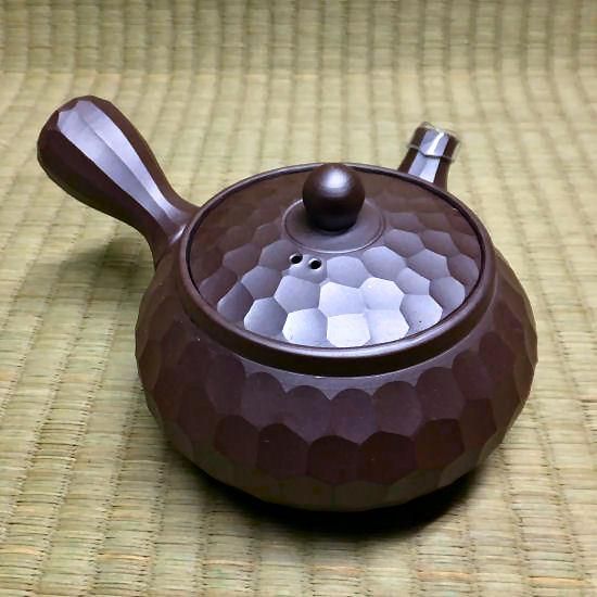 1.5号肩付ダイヤ急須(ツマミ丸) - 四日市萬古焼 急須 富源 1.5号肩付ダイヤ急須(ツマミ丸) - 四日市萬古焼 急須 富源