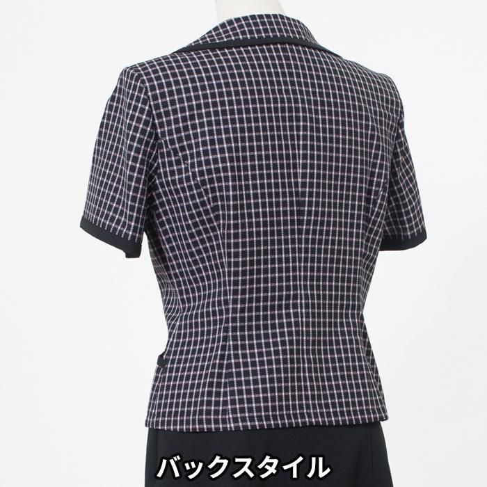 事務服 制服 en joie アンジョア オーバーブラウス 26255 大きいサイズ21号・23号 - 2