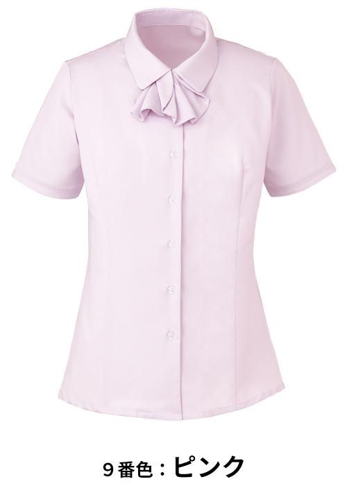 半袖ブラウス 完全ノーアイロン】i-shirtバイオセンサー 半袖 ブラウス