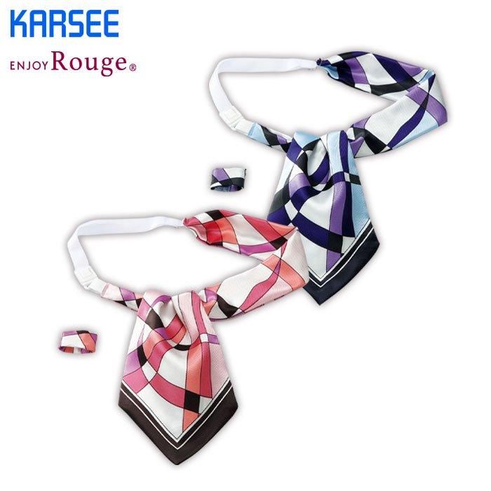 EAZ447｜アスコットスカーフ｜スタイリッシュな幾何学模様で