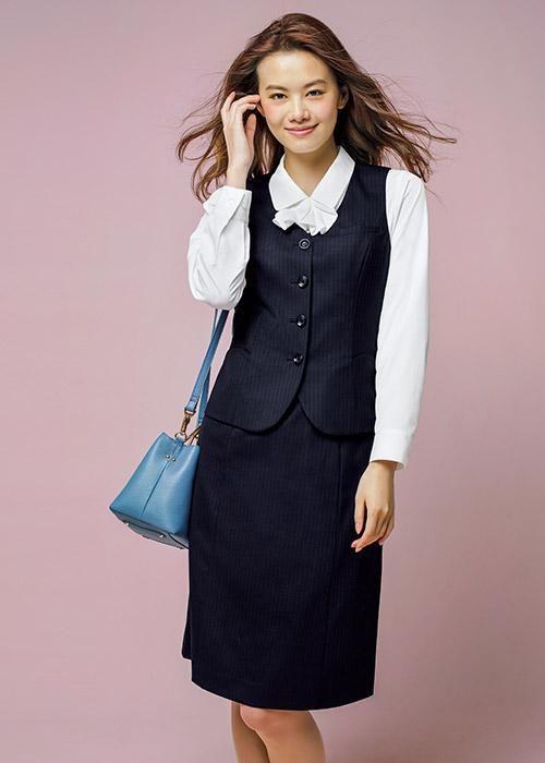 2025年冬【法人向けお歳暮】 EAS713（カーシーカシマ）｜事務服 スカート