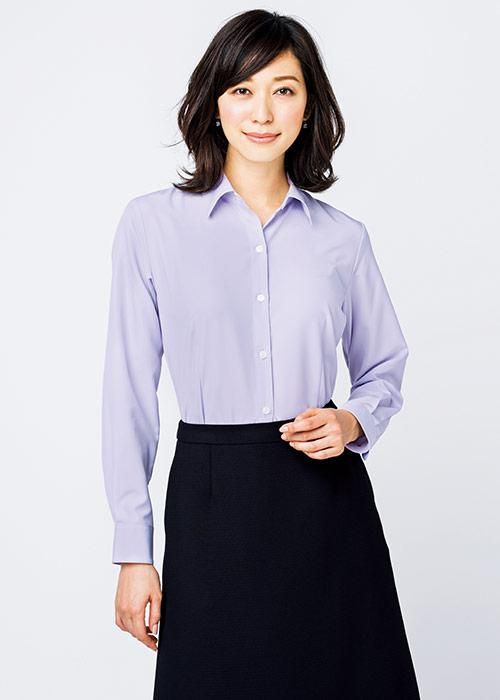 なないち】セロリー ボンマックス 事務服 オーバーブラウス
