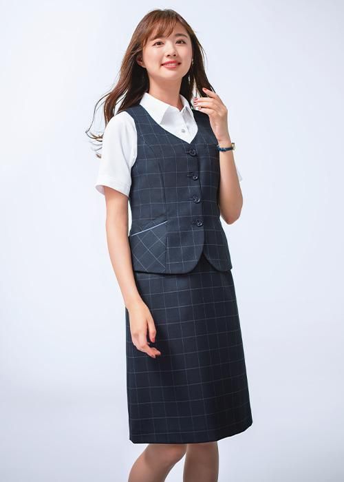 事務服】カーシーカシマ ESS741｜Aラインスカート｜【2019年春夏