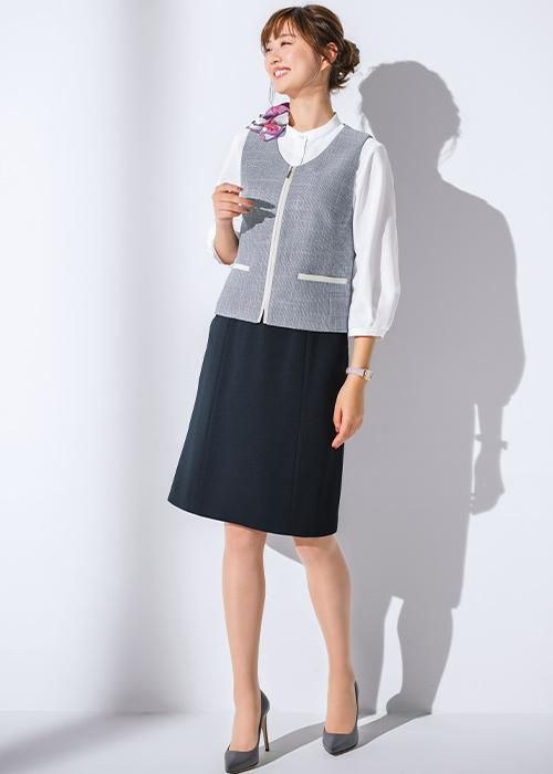 gasa ブラウス　新品未使用 ESB734（カーシーカシマ）｜事務服