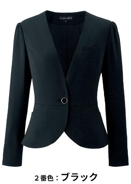 事務服 制服 en joie アンジョア ジャケット 81416 【オフィス