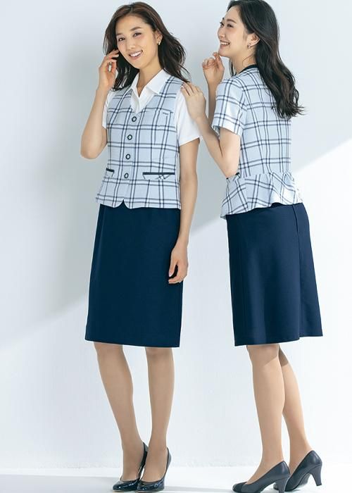 ランキング上位のプレゼント 事務服 制服 セロリー SELERYタイトスカート(52cm丈) S-16081大きいサイズ21号・23号オフィスユニフォームス  スカート