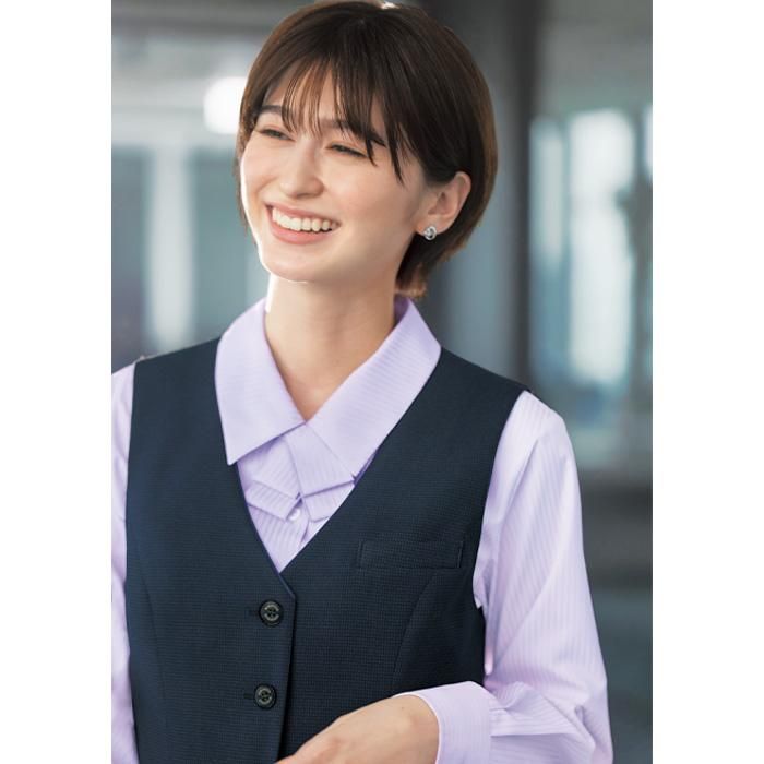 ベスト 事務服 レディース ボンマックス av1277 ストレッチ