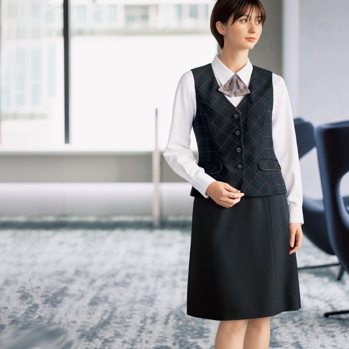 ○送料230円○ ボンマックス 9号 ベスト OL制服 事務服 コスプレ衣装 ...