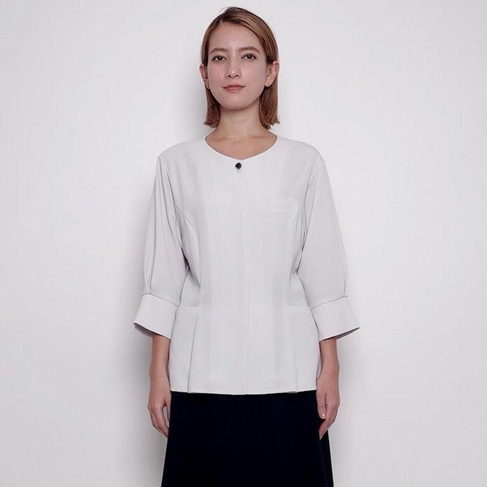 新品タグ付き】セロリー 事務服 9号 半袖オーバーブラウス
