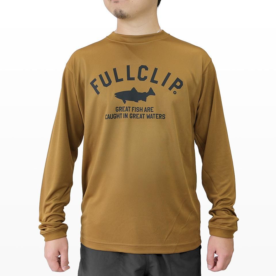 GREAT FISH DRY TEE LS［TROUT］ - グレートフィッシュ ドライT