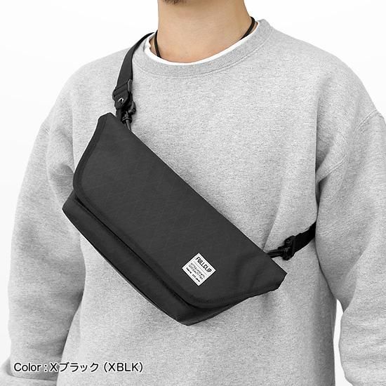 コリーナ】メッセンジャーバッグ ブラック/テンシークロス