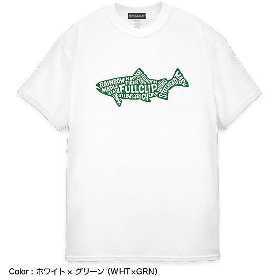 グレー トラウトフィッシュプリント スウェット M TROUT MOSH TEE
