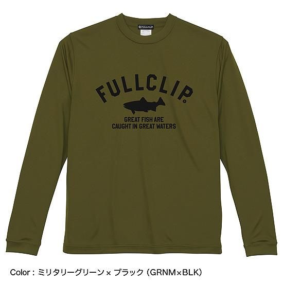 GREAT FISH DRY TEE LS［TROUT］ - グレートフィッシュ ドライT