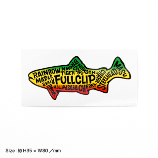 TROUT MOSH STICKER [W80mm]åȥ饦ȥå她ƥå [  80mm ]