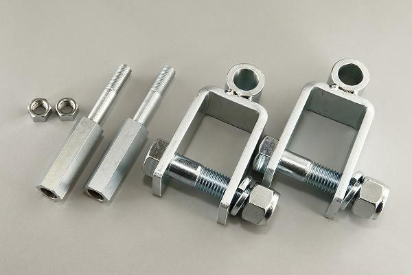 JA ショック延長ブラケット70mm+フロントショック延長ボルト55mm