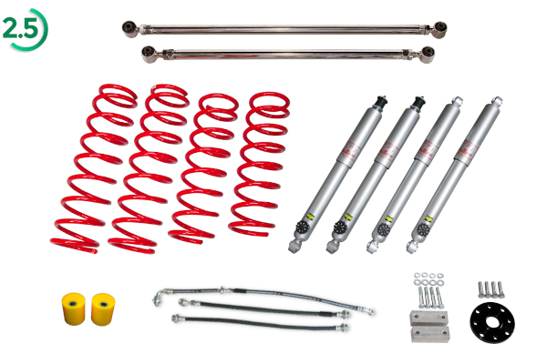JB23系用 60mm足廻りキット AS8ショック(タニグチ製)ver - 4x4 JB23系用 60mm足廻りキット AS8ショック(タニグチ製)ver - 4x4